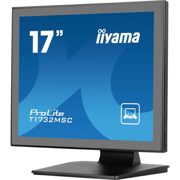 iiyama ProLite computer monitor 43,2 cm (17") 1280 x 1024 Pixels LED Touchscreen Tafel Zwart (T1732MSC-B1S)