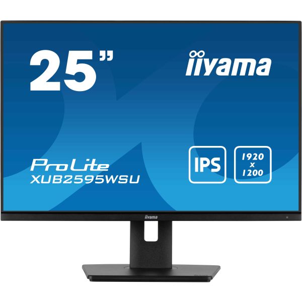 iiyama ProLite XUB2595WSU-B5 computer monitor 63,5 cm (25") 1920 x 1200 Pixels WUXGA LED Zwart (XUB2595WSU-B5)