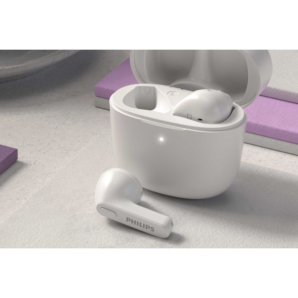 Philips 2000 series TAT2236WT Headset Draadloos In-ear Oproepen/muziek Bluetooth Wit (TAT2236WT/00)