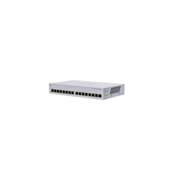 Cisco CBS110 Unmanaged L2 Gigabit Ethernet (10/100/1000) 1U Grijs (CBS110-16T-EU)