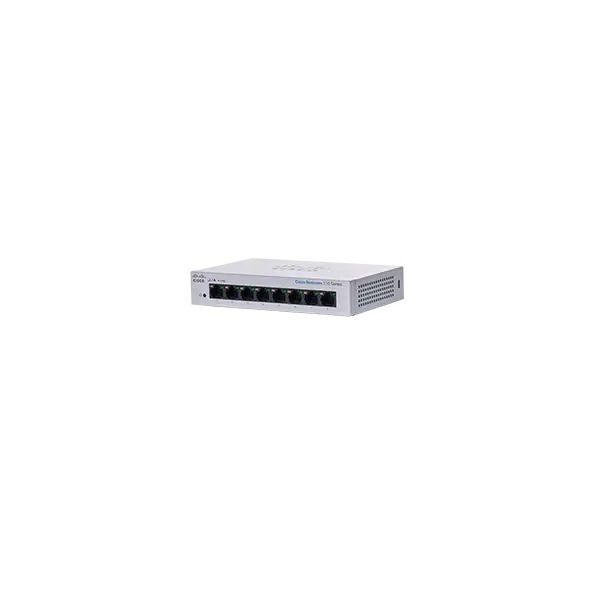 Cisco CBS110 Unmanaged L2 Gigabit Ethernet (10/100/1000) Grijs (CBS110-8T-D-EU)
