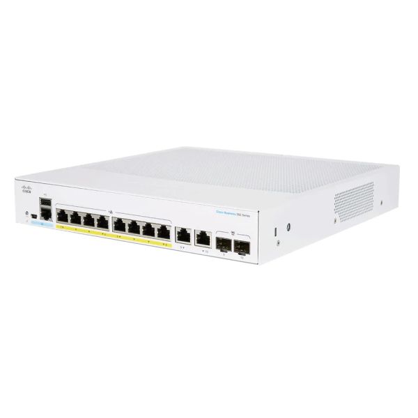 Cisco CBS250-8PP-E-2G-EU netwerk-switch Managed L2/L3 Gigabit Ethernet (10/100/1000) Zilver (CBS250-8PP-E-2G-EU) Cisco CBS250-8PP-E-2G-EU netwerk-switch Managed L2/L3 Gigabit Ethernet (10/100/1000) Zilver (CBS250-8PP-E-2G-EU)