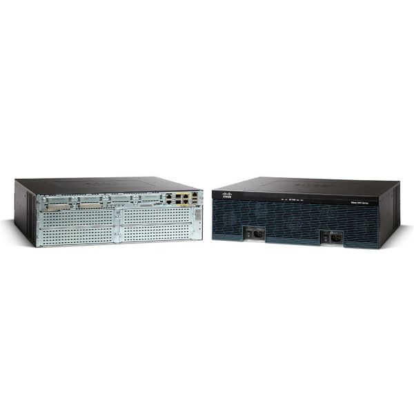 Cisco 3925 bedrade router Gigabit Ethernet Zwart (CISCO3925/K9)