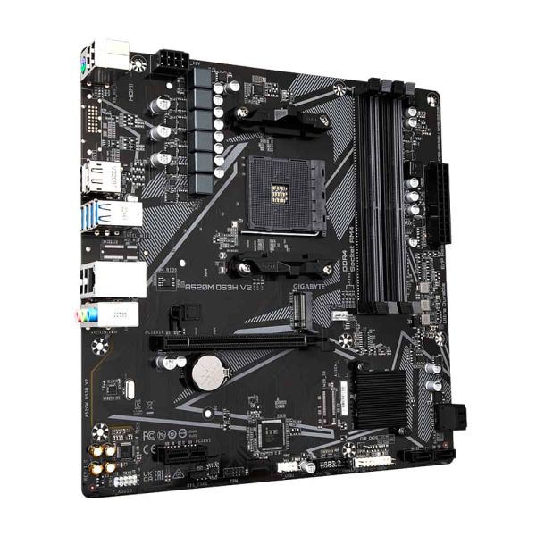Gigabyte A520M DS3H V2 (rev. 1.0) Socket AM4 micro ATX (A520M DS3H V2)