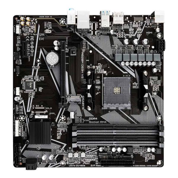 GIGABYTE A520M DS3H V2 moederbord Socket AM4 micro ATX (A520M DS3H V2) GIGABYTE A520M DS3H V2 moederbord Socket AM4 micro ATX (A520M DS3H V2)