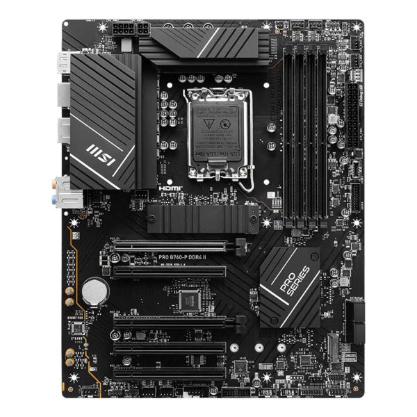 MSI PRO B760-P DDR4 II moederbord Intel B760 LGA 1700 ATX (7E29-001R)
