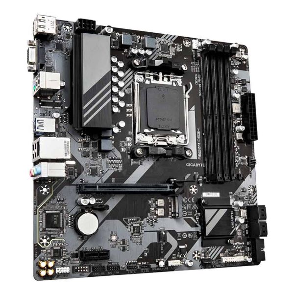 GIGABYTE A620M DS3H moederbord AMD A620 Socket AM5 micro ATX (A620M DS3H) GIGABYTE A620M DS3H moederbord AMD A620 Socket AM5 micro ATX (A620M DS3H)