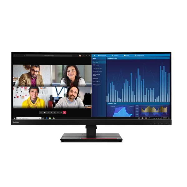 Lenovo ThinkVision P34w-20 LED display 86,7 cm (34.1") 3440 x 1440 Pixels Wide Quad HD Zwart (63F2RAT3EU)