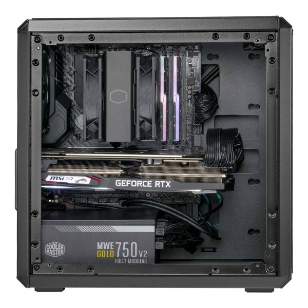 Cooler Master Q300L V2 Mini Tower Zwart, Transparant (Q300LV2-KGNN-S00)