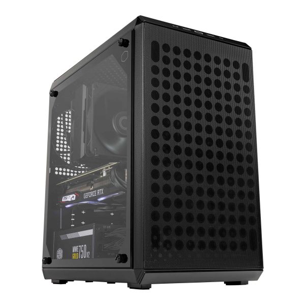 Cooler Master Q300L V2 Mini Tower Zwart, Transparant (Q300LV2-KGNN-S00)