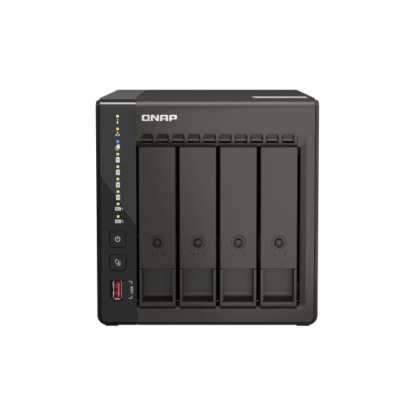 QNAP QVP-41C data-opslag-server NAS Tower Intel® Celeron® J6412 8 GB DDR4 0 TB Zwart (QVP-41C)