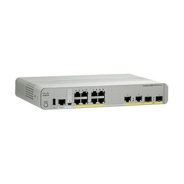 Cisco 2960-CX Managed L2/L3 Gigabit Ethernet (10/100/1000) Power over Ethernet (PoE) Wit (WS-C2960CX-8PC-L)