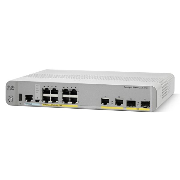 Cisco 2960-CX Managed L2 Gigabit Ethernet (10/100/1000) Wit (WS-C2960CX-8TC-L)