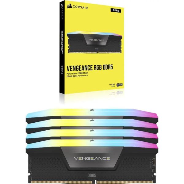 Corsair Vengeance RGB 128 GB DDR5 5600 MHz 4x32 (CMH128GX5M4B5600C40)