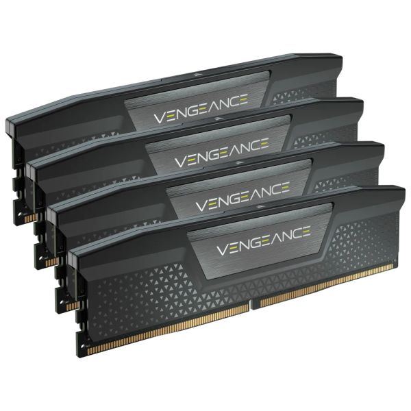 Corsair 128GB Corsair DIMM 5600 (4x 32 GB) Quad-Kit (schwarz, CMK128GX5M4B5600C40, Vengeance, INTEL XMP) (CMK128GX5M4B5600C40)