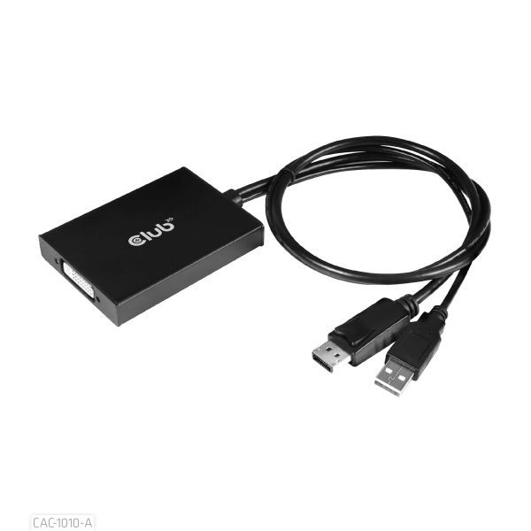 CLUB3D DisplayPort to Dual Link DVI-D HDCP OFF version Active Adapter M/F for Apple Cinema Displays (CAC-1010-A)