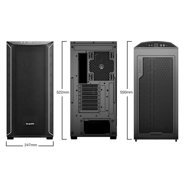 be quiet! Shadow Base 800 DX Black Midi Tower Zwart (BGW61)