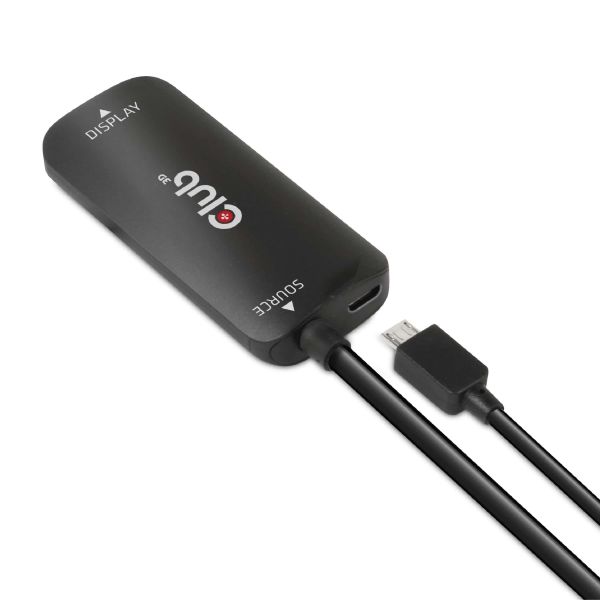 CLUB3D HDMI + Micro USB to USB Type-C 4K120Hz or 8K30Hz M/F Active Adapter (CAC-1336)