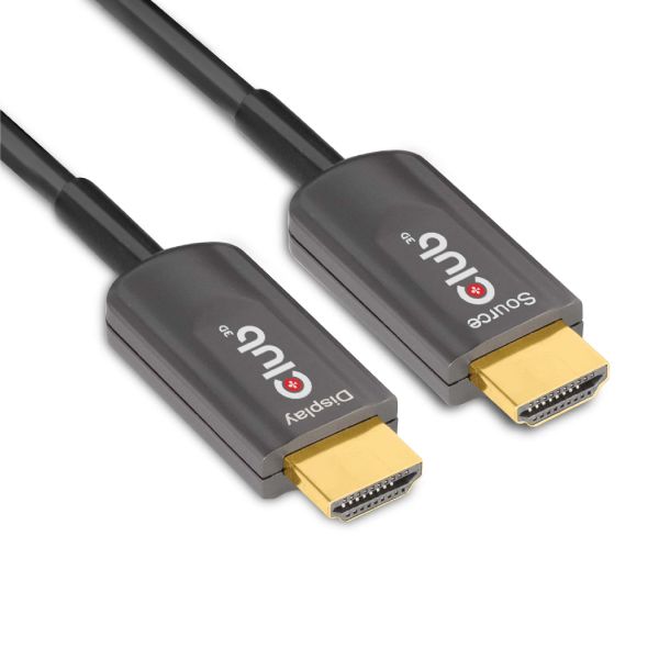 CLUB3D Ultra High Speed ​​HDMI 2.1™ gecertificeerde AOC-kabel 4K120Hz/8K60Hz Unidirectioneel M/M 15m (CAC-1377)