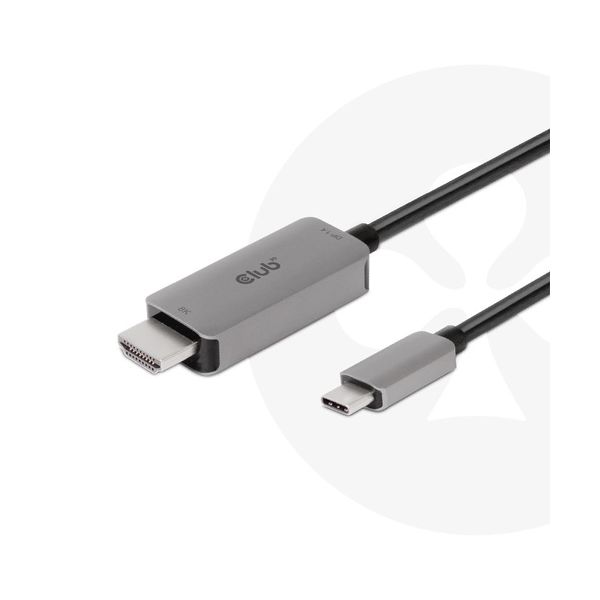 CLUB3D USB Gen2 Type-C to HDMI 4K120Hz 8K60Hz HDR10 with DSC1.2 Active Cable M/M 3m (CAC-1587)