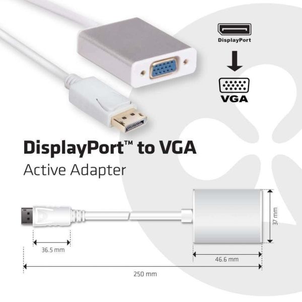CLUB3D Displayport to VGA Active Adapter (CAC-2003)