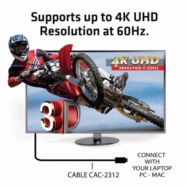 CLUB3D HDMI 2.0 4K60Hz UHD Cable 5m (CAC-2312)