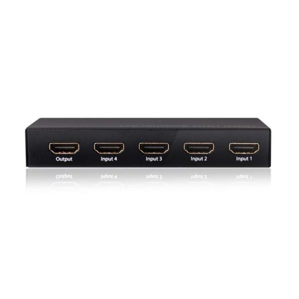 CLUB3D HDMI™ 2.0 UHD 4K60Hz SwitchBox 4 poorten en inbegrepen IR-afstandsbediening (CSV-1370)