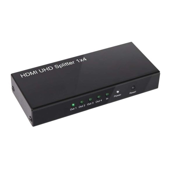 CLUB3D HDMI™ 4K@60Hz UHD Splitter AC Power 4 ports (CSV-1380)