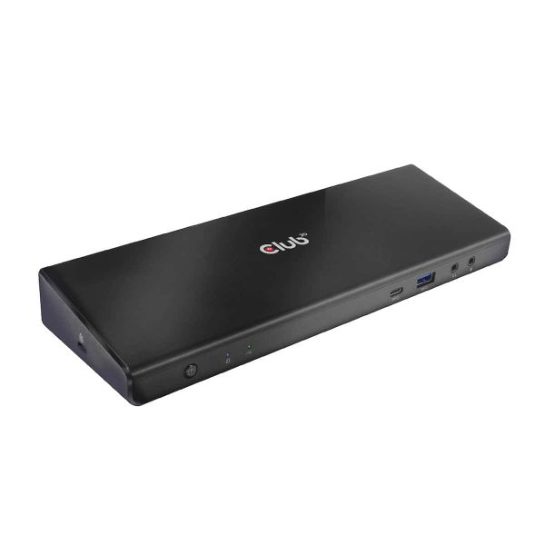 CLUB3D Type-C Universeel (2x 4K60Hz +1x 4K30Hz), oplaad Docking Station 60W DisplayLink® gecertificeerd en DP alt modus - kensington lock (CSV-1562)