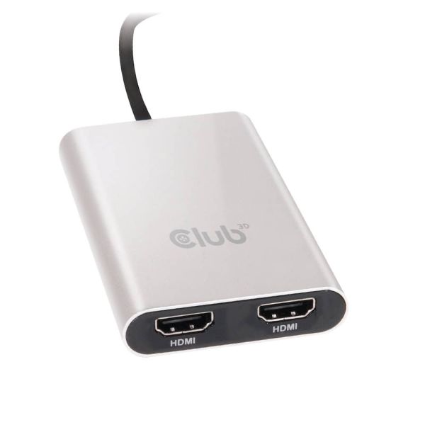 CLUB3D Thunderbolt 3 to Dual HDMI 2.0 Adapter (CSV-1574)
