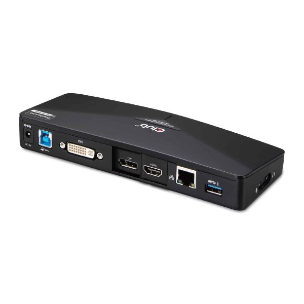 CLUB3D UNIVERSEEL USB 3.1 Gen 1 DisplayLink® gecertificeerd Docking station UHD 4K (CSV-3103D)