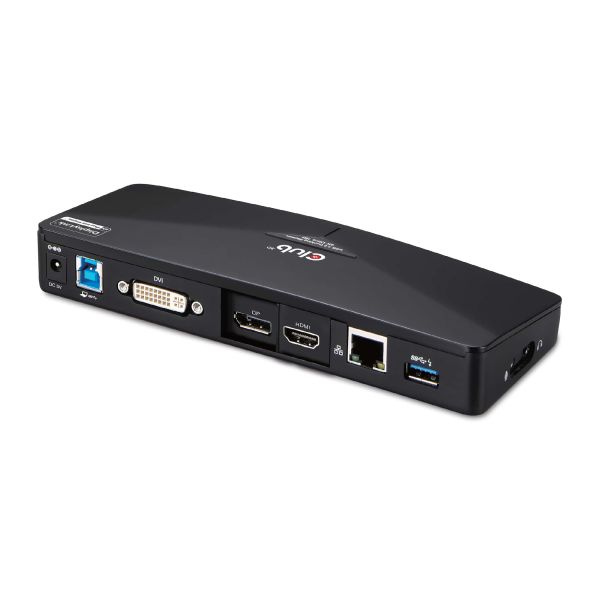 CLUB3D UNIVERSEEL USB 3.1 Gen 1 DisplayLink® gecertificeerd Docking station UHD 4K (CSV-3103D)