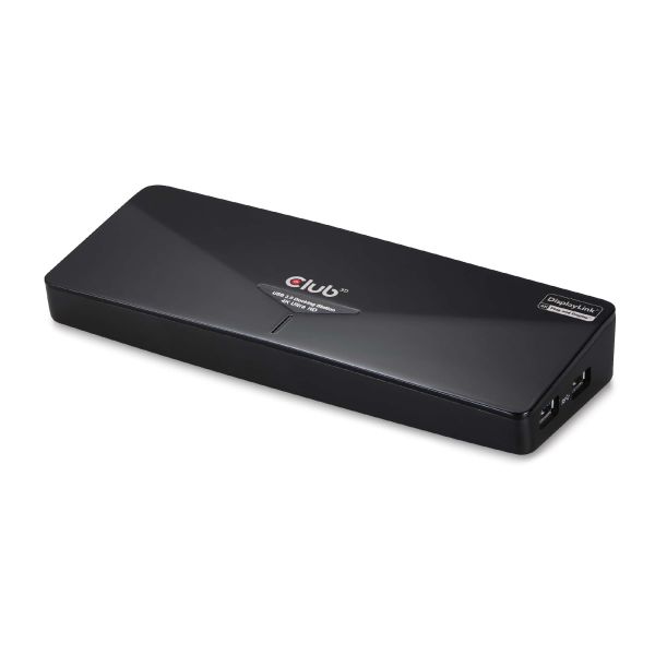 CLUB3D UNIVERSEEL USB 3.1 Gen 1 DisplayLink® gecertificeerd Docking station UHD 4K (CSV-3103D)