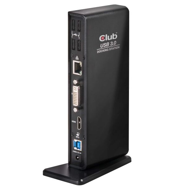 CLUB3D UNIVERSEEL USB 3.0 Type A 1x HDMI 1x DVI ,UTP aansluitingen DisplayLink™ gecertificeerd Docking Station (CSV-3242HD)