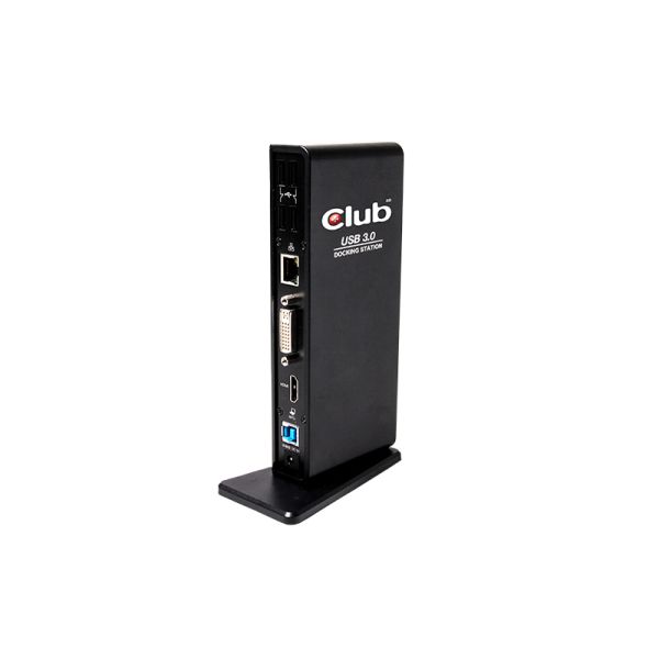 CLUB3D UNIVERSEEL USB 3.0 Type A 1x HDMI 1x DVI ,UTP aansluitingen DisplayLink™ gecertificeerd Docking Station (CSV-3242HD)