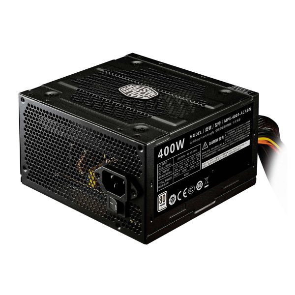 Cooler Master Elite V4 400W power supply unit 24-pin ATX ATX Zwart (MPE-4001-ACABN-EU)