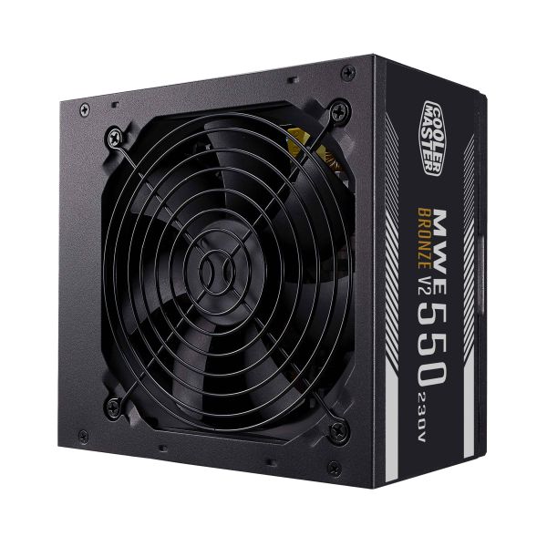 Cooler Master MWE 550 Bronze 230V V2 power supply unit 550 W 24-pin ATX ATX Zwart (MPE-5501-ACABW-BEU) Cooler Master MWE 550 Bronze 230V V2 power supply unit 550 W 24-pin ATX ATX Zwart (MPE-5501-ACABW-BEU)
