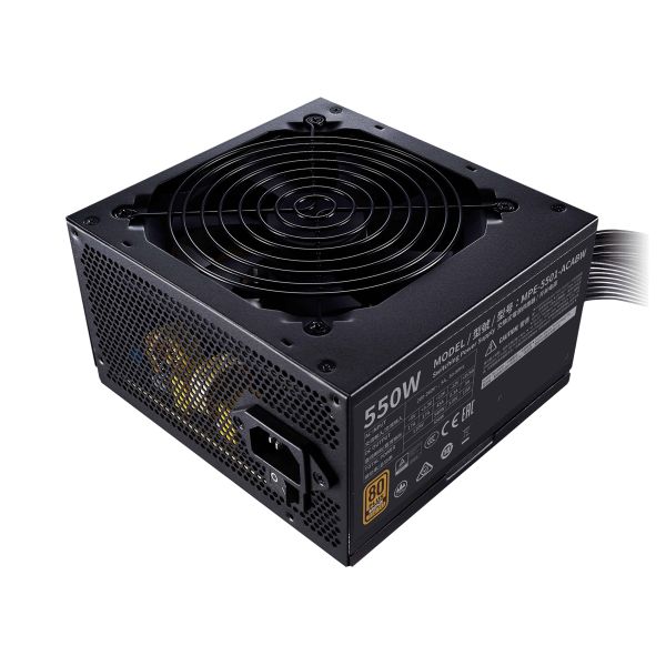 Cooler Master MWE 550 Bronze 230V V2 power supply unit 550 W 24-pin ATX ATX Zwart (MPE-5501-ACABW-BEU)