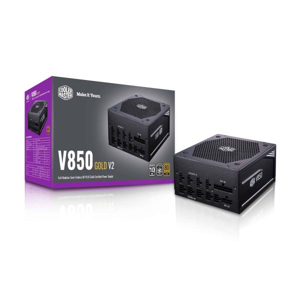 Cooler Master V850 Gold-V2 power supply unit 850 W 24-pin ATX ATX Zwart (MPY-850V-AFBAG-EU)