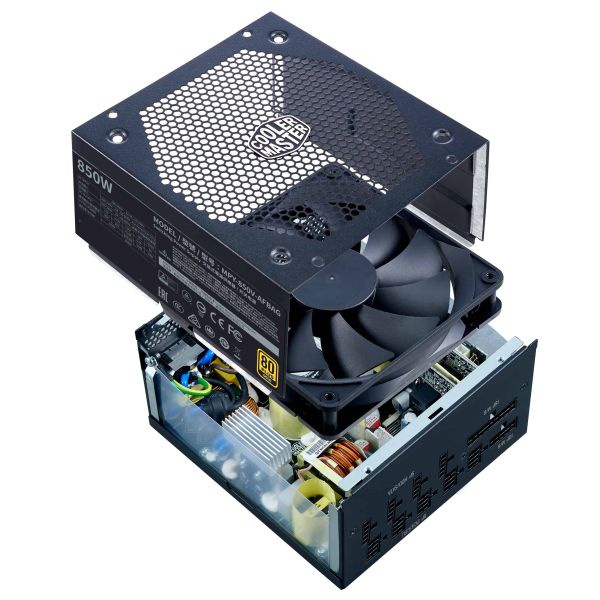 Cooler Master V850 Gold-V2 power supply unit 850 W 24-pin ATX ATX Zwart (MPY-850V-AFBAG-EU)