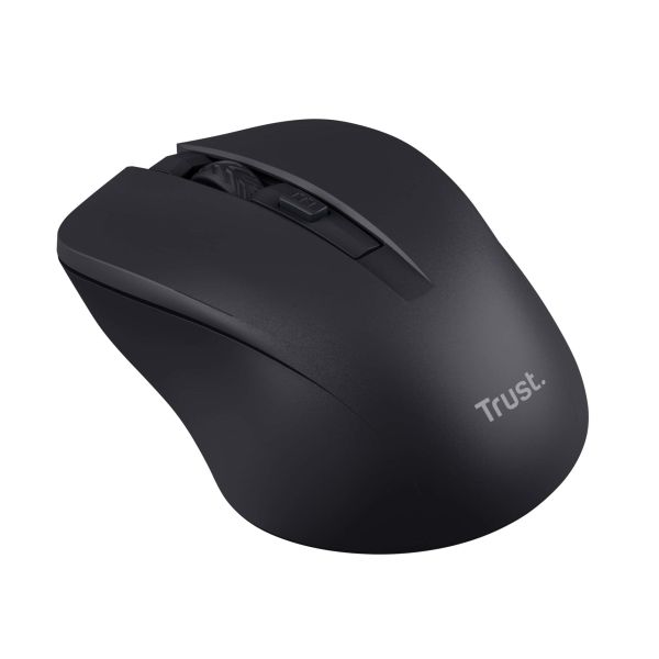 Trust Mydo Stille draadloze optische muis – draadloze muis – stille muis – Zwart (25084) Trust Mydo Stille draadloze optische muis – draadloze muis – stille muis – Zwart (25084)