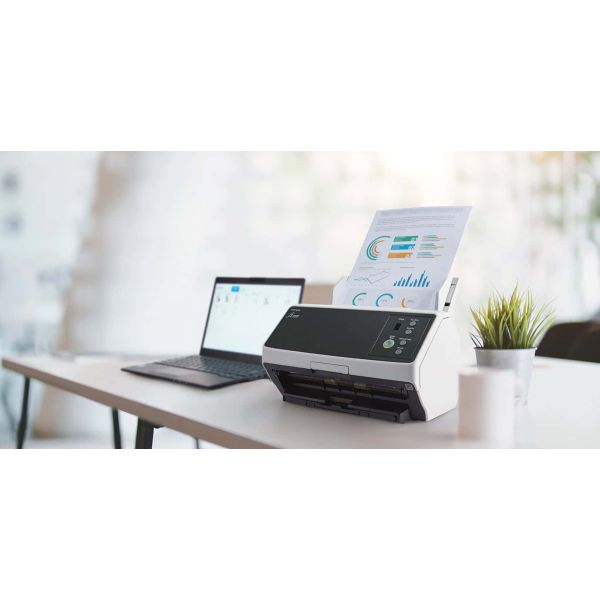 Ricoh FI-8150 ADF-/handmatige invoer scanner 600 x 600 DPI A4 Zwart, Grijs (PA03810-B101)