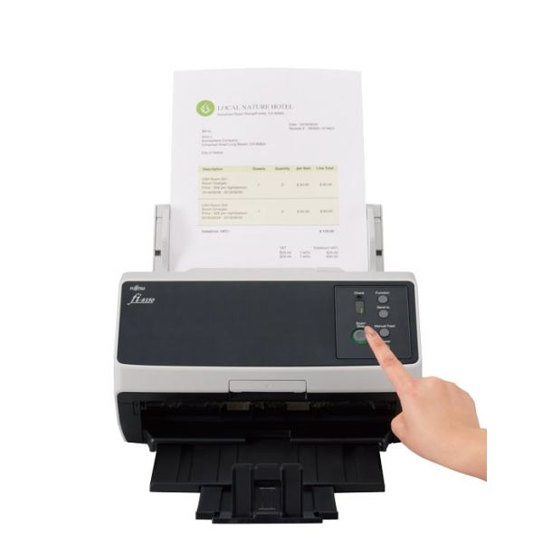 Fujitsu FI-8150 ADF-/handmatige invoer scanner 600 x 600 DPI A4 Zwart, Grijs (PA03810-B101)