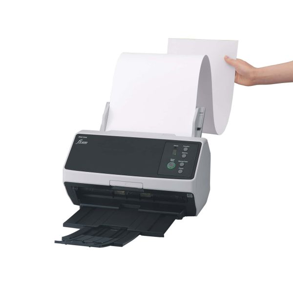 Ricoh FI-8150 ADF-/handmatige invoer scanner 600 x 600 DPI A4 Zwart, Grijs (PA03810-B101)