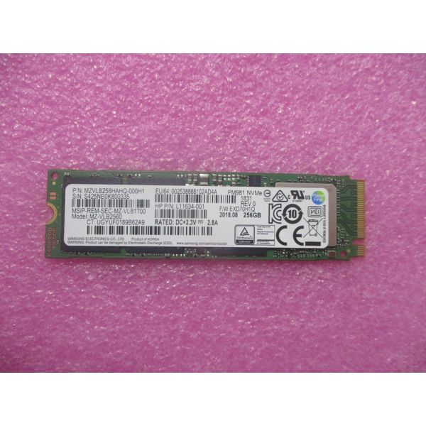 HP SPS-SSD 256GB PCIe NVME TLC (L62400-001)