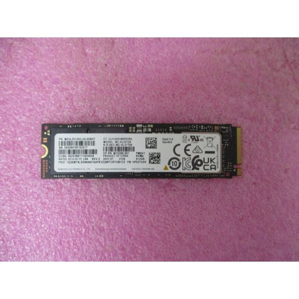 HP SKO-SSD 512G PCIe-4x4 2280 SED TLC M.2 (M52031-001)