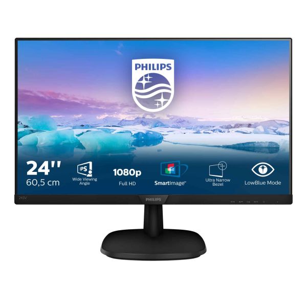 Philips V Line Full HD LCD-monitor 243V7QDSB/00 (243V7QDSB)
