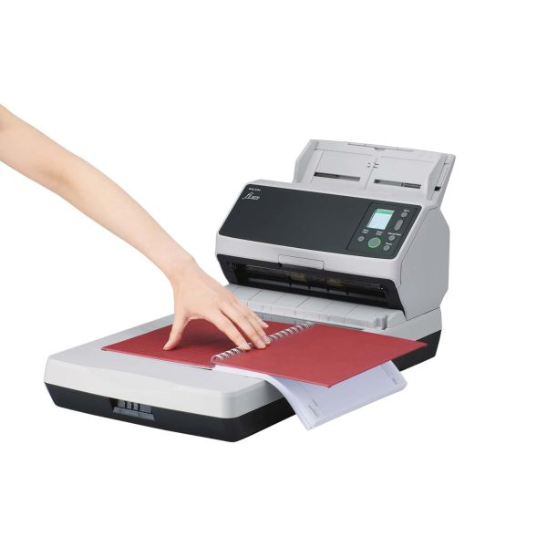 Ricoh fi-8270 ADF-/handmatige invoer scanner 600 x 600 DPI A4 Zwart, Grijs (PA03810-B551)