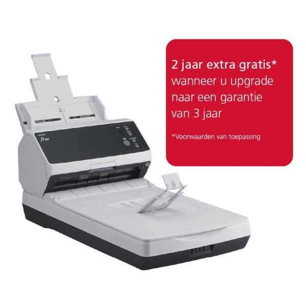 Ricoh fi-8250 ADF-/handmatige invoer scanner 600 x 600 DPI A4 Zwart, Grijs (PA03810-B601)