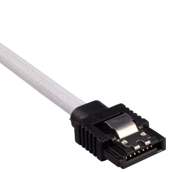 Corsair CC-8900249 SATA-kabel 0,3 m Zwart, Wit (CC-8900249)